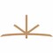 Ekena Millwork Alberta Smooth Timber Gable Bracket, Western Red Cedar, 96"W x 40"H x 3 1/2"D x 3 1/2"F, 10/12 Pitch GBW096X40X0404ALB00SWR - alternate 1